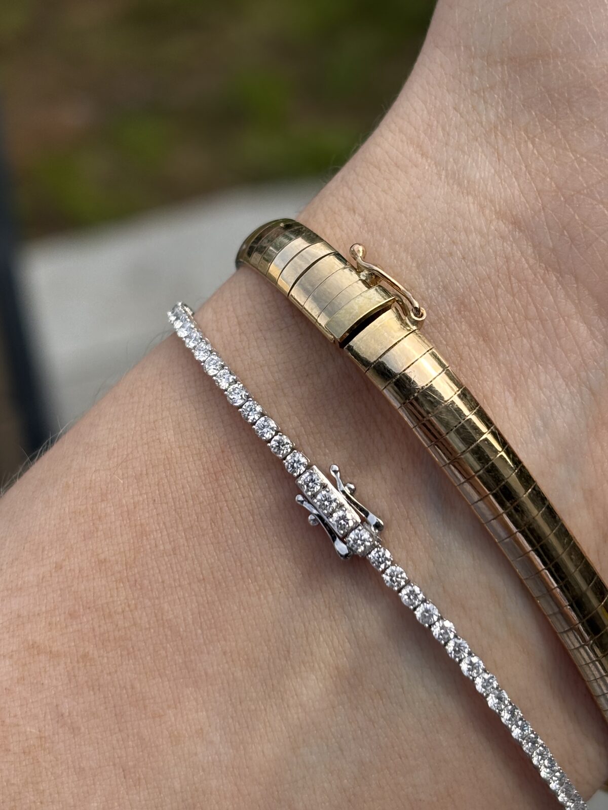9ct Yellow Gold Omega Bracelet view 4