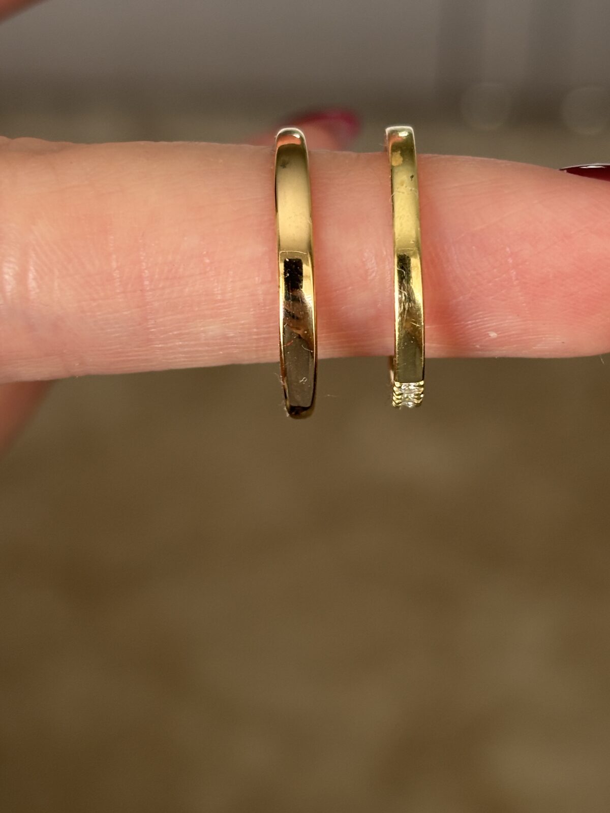 18ct Yellow Gold Pink Sapphire and Diamond Trilogy view 6